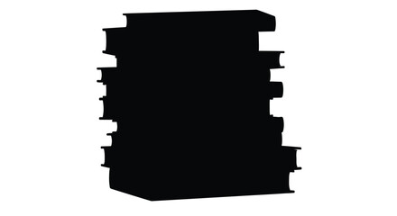 Abstract building form in black a striking silhouette © MdGolam