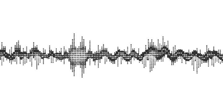 An abstract vector illustration featuring a black grunge cityscape silhouette with industrial factory towers and urban skyscrapers against a stylized sky