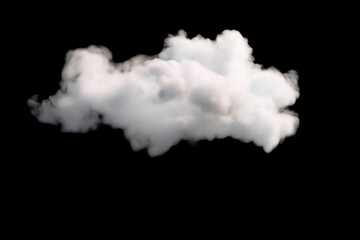 Abstract White Smoke Puff Cloud Texture