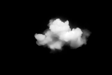 White Smoke Cloud Atmospheric Background