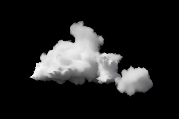 Abstract White Smoke Puff Cloud Texture