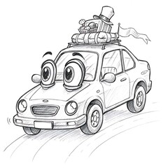 鉛筆の冒険ロード: 夢乗せ出発