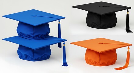 卒業の瞬間、鮮やかな色彩