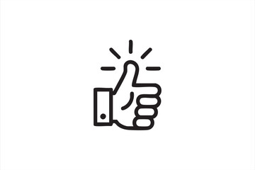 Obraz premium Marketing Endorsement and Positive Vote Symbol