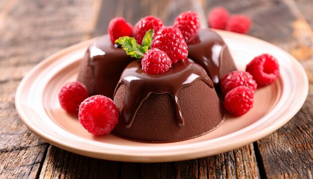 chocolate raspberry dessert