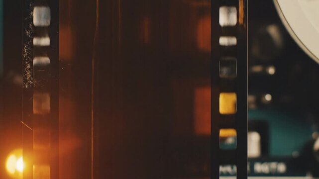 Exploring vintage film projectors and capturing nature scenes in a field during a sunny day