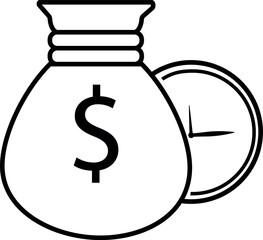 Deposit Money Icon &ndash; Banking Finance Symbol VectorDeposit Money Icon &ndash; Banking Finance Symbol Vector