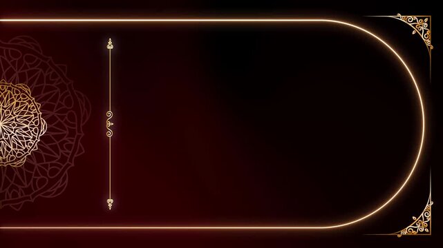 Abstract Animation Quartz Kaleidoscopic Traditional Mandala Motion