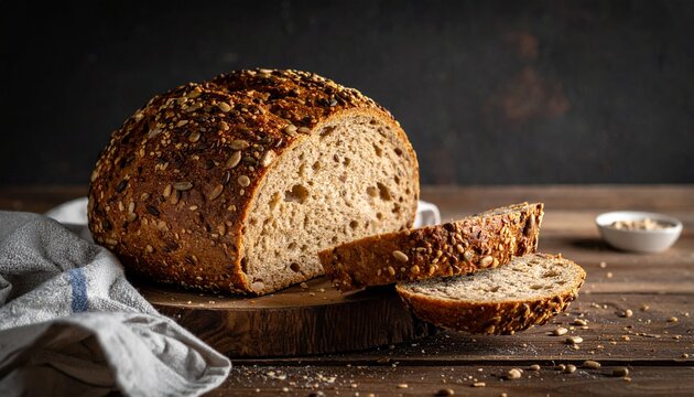 Mehrkornbrot mit Saatenkruste