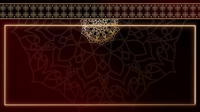 Animated Pattern Copper Gold Classic Filigree