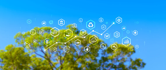 Environmental technology concept, Sustainable development goals, SDGs, Green technology,...