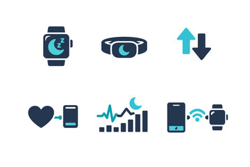 Background image scalable sync health generation icon simple vector sleep device app