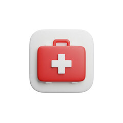 Obraz premium 3d first aid kit