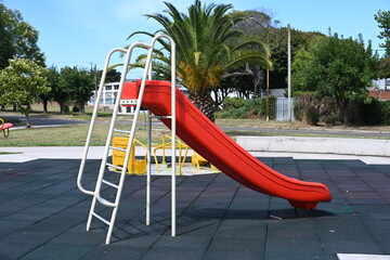 beautiful playground in the park