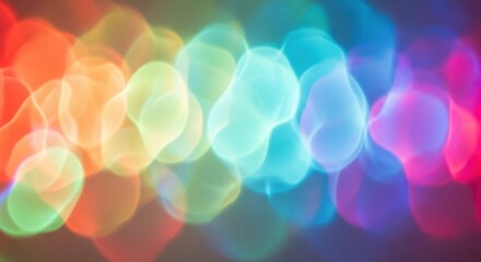 Colorful bokeh lights background for presentation