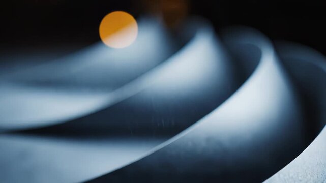 Textured paper strips creating a graceful wave pattern with subtle light and shadow play, forming a contemporary abstract background with a gradient effect