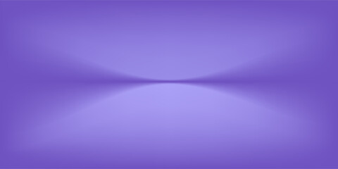 Fototapeta premium Abstract gradient podium background. Violet, purple and lilac empty 3d studio backdrop. Clean scene for product presentation mockup template. Vector illustration