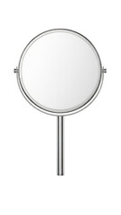 Fototapeta premium A circular makeup mirror on a stand isolated on transparent background