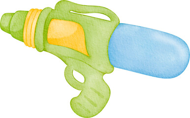 watercolor thai water gun