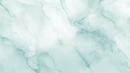 Fototapeta premium Soft bluegreen marble texture with white accents and subtle veining pattern