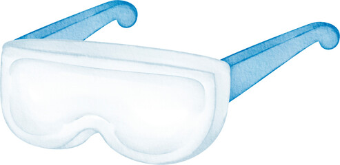 watercolor thai goggles
