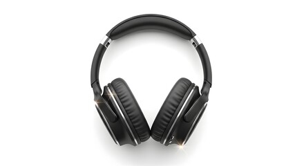 Fototapeta premium headphones with the focus on music experience