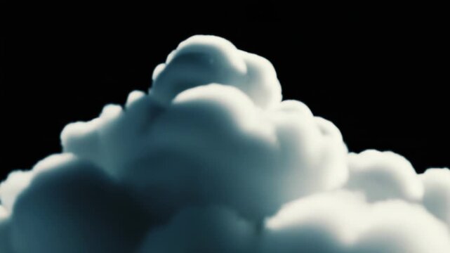 Clouds creating a moody atmosphere and dramatic sky, with soft focus on ethereal vapors, symbolizing change, freedom, and the unknown elements of nature
