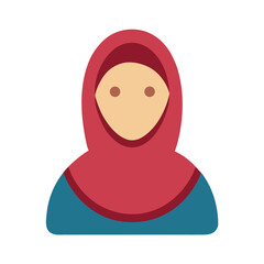 Muslim Woman Hijab Avatar Icon