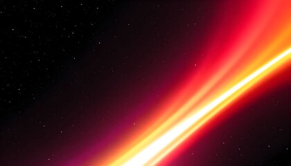 Obraz premium Vibrant light streaks across dark space, viewed from a cosmic perspective, showcasing energy and motion in a celestial environment