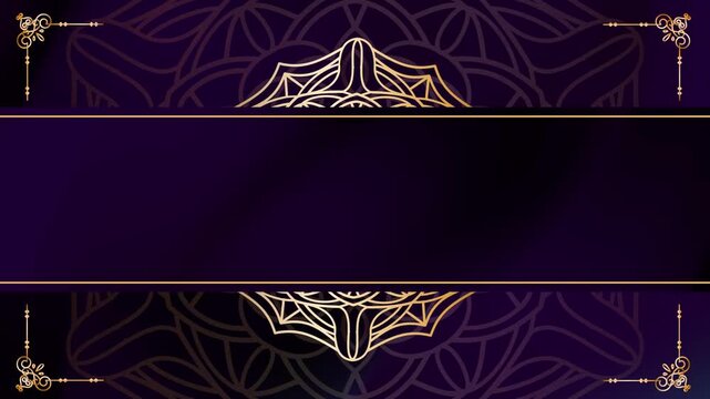 Elegant Motion Maya Luxury Cybernetic Pattern Background