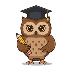 賢いフクロウの卒業式