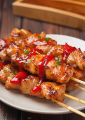 grilled chicken breast with vegetables