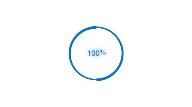 Minimal circular progress indicator animation