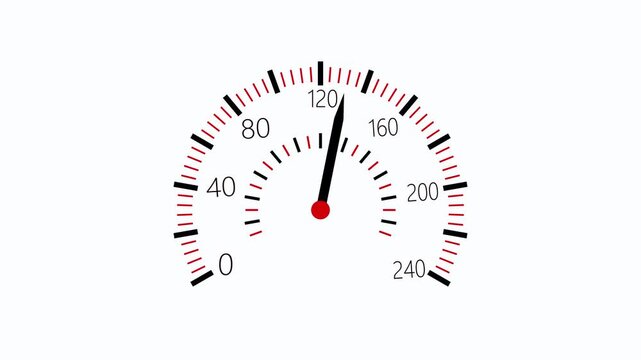Accent car speedometer design animation, Car speedometer gauge animated