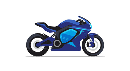 Obraz premium Futuristic Electric Motorcycle