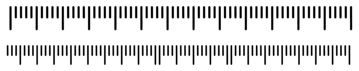 ruler measuring scale flat icon