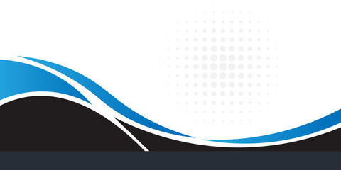 Abstract red waves are flowing on black and white background. blue line background curve element. Suit for business, cover, header, wallpaper, corporate, website, flyer