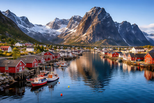 Bay in Svolvaer - Lofoten - Norway