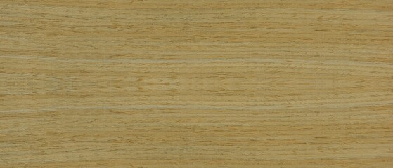 Fototapeta premium Seamless natural wood grain texture background featuring fine horizontal lines and a uniform light brown color palette