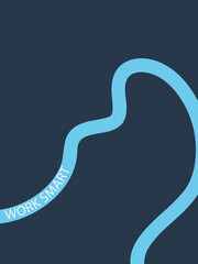 A business cartoon vector illustration of a social network concept featuring a thumb up like symbol as a sign of success in a professional design