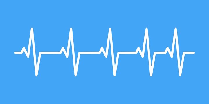 Minimal ECG heartbeat line icon representing pulse monitoring and medical health. Ideal for healthcare apps, hospital systems, emergency services, and modern flat vector UI design.
