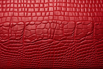 crocodile red leather texture empty background