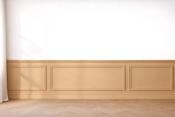 Decorative Wall Panel Mockups in Soft Neutral Colors