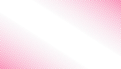 Pink halftone dotted diagonal gradient abstract background