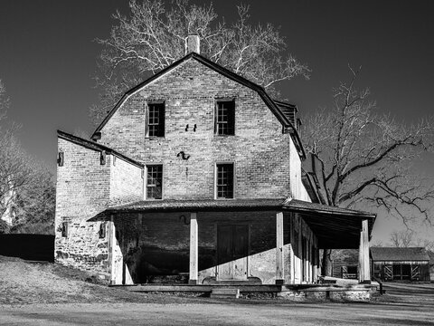 Batsto Village General Store, New Jersey &ndash; Black and White