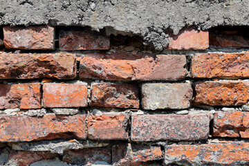 Damaged Brick Wall