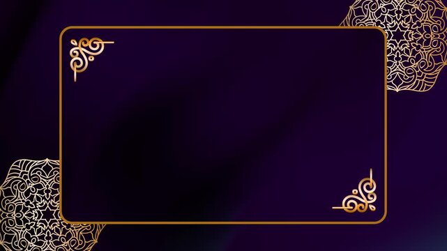 Moving Pattern Inca luxury gold Calm Breathing Animation
