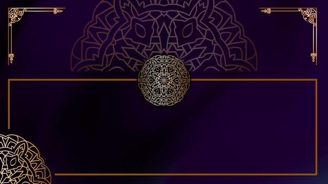 Moving Pattern Vision luxury gold Ethnic Tribal Pattern