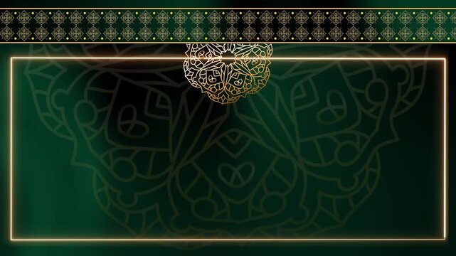 Natural Motion Akasha Gold Luxury Digital Mandala Motion