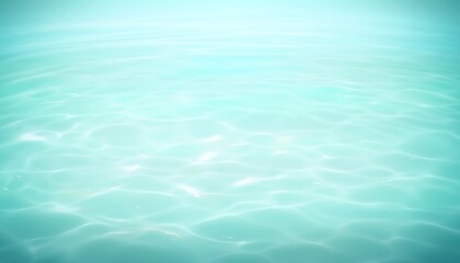 Obraz premium Abstract Turquoise Water Surface